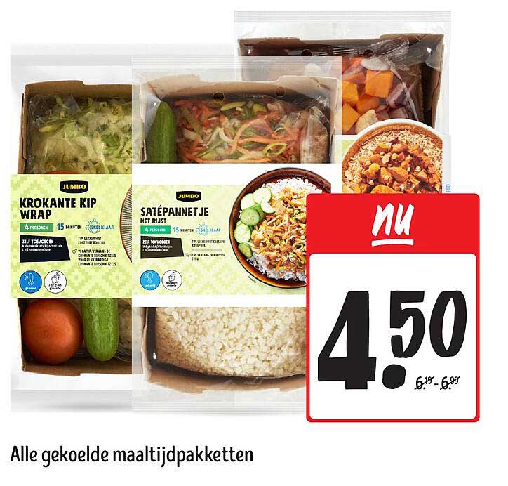 Alle gekoelde maaltijdpakketten