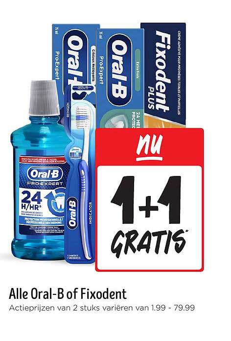 Alle Oral-B of Fixodent