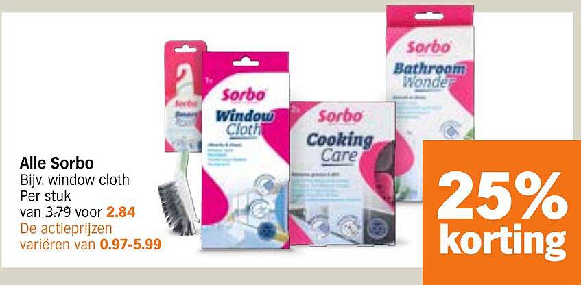 Alle Sorbo Bijv. window cloth