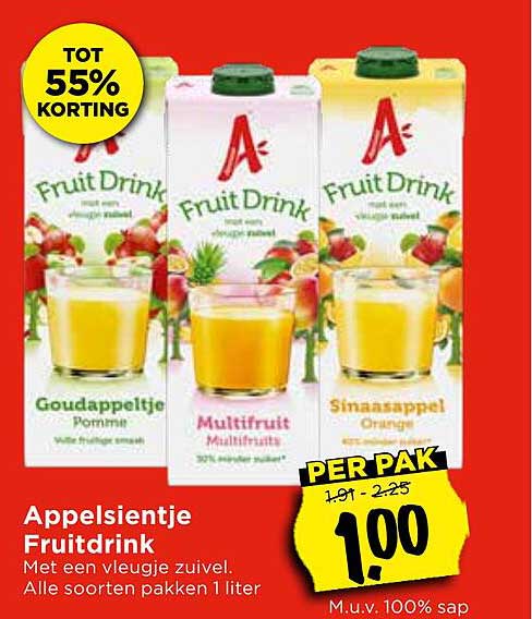 Appelsientje Fruitdrink