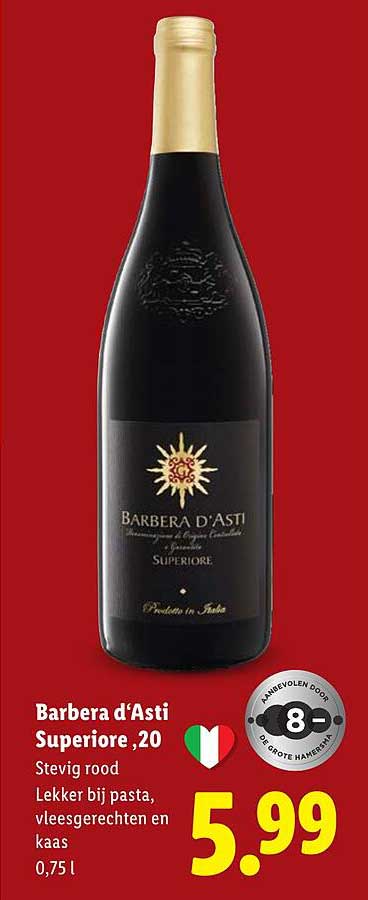 Barbera d'Asti Superiore ,20