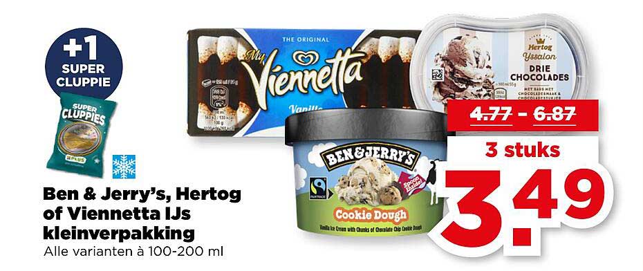 Ben & Jerry's, Hertog of Viennetta IJs kleinverpakking