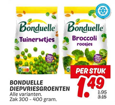 BONDUELLE DIEPVRIESGROENTEN