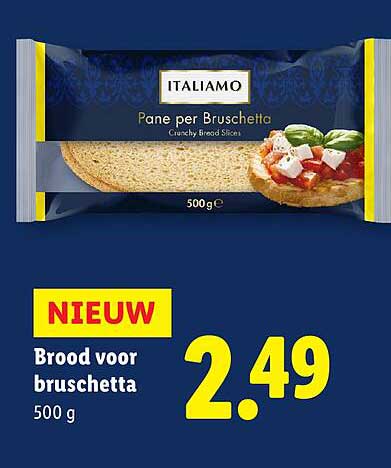 Bord voor bruschetta