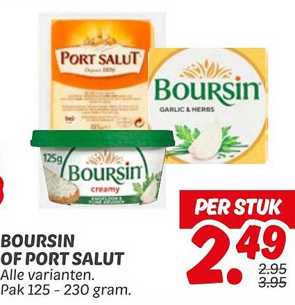 BOURSIN OF PORT SALUT