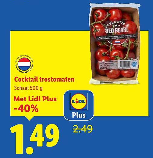 Cocktail trostomaten
