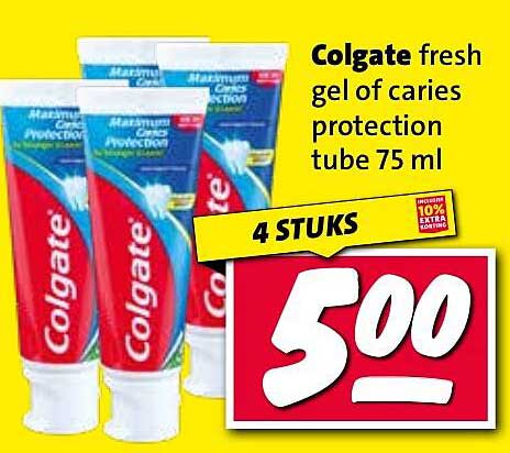 Colgate fresh gel of caries protection tube 75 ml
