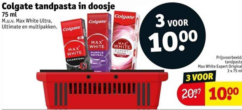 Colgate tandpasta in doosje