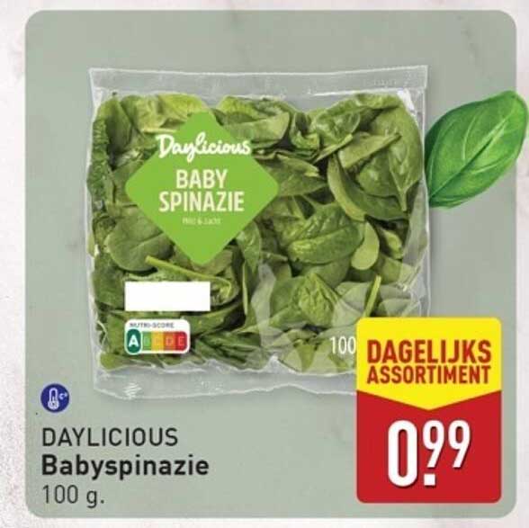 DAYLICIOUS Babydspinazie 100 g