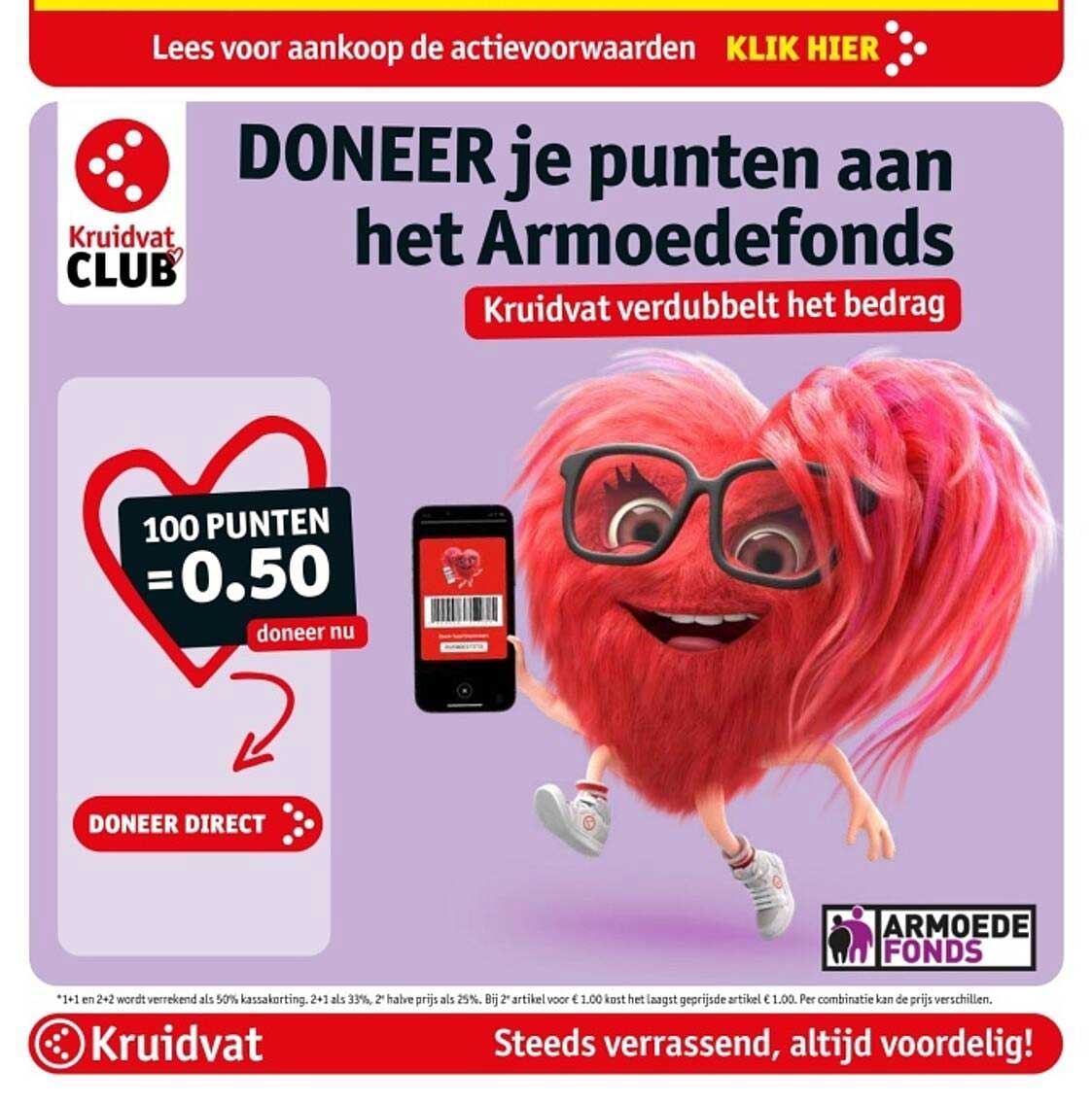DONEER je punten aan het Armoedefonds