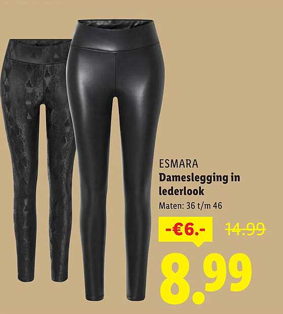 Esmara Dameslegging in lederlook
