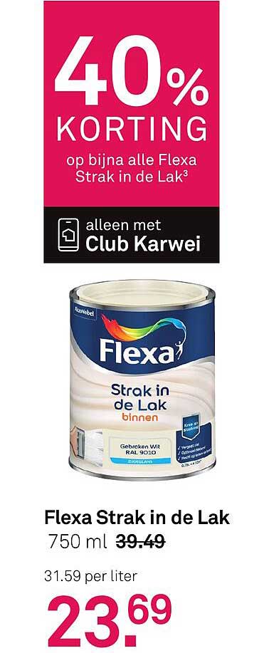 Flexa Strak in de Lak