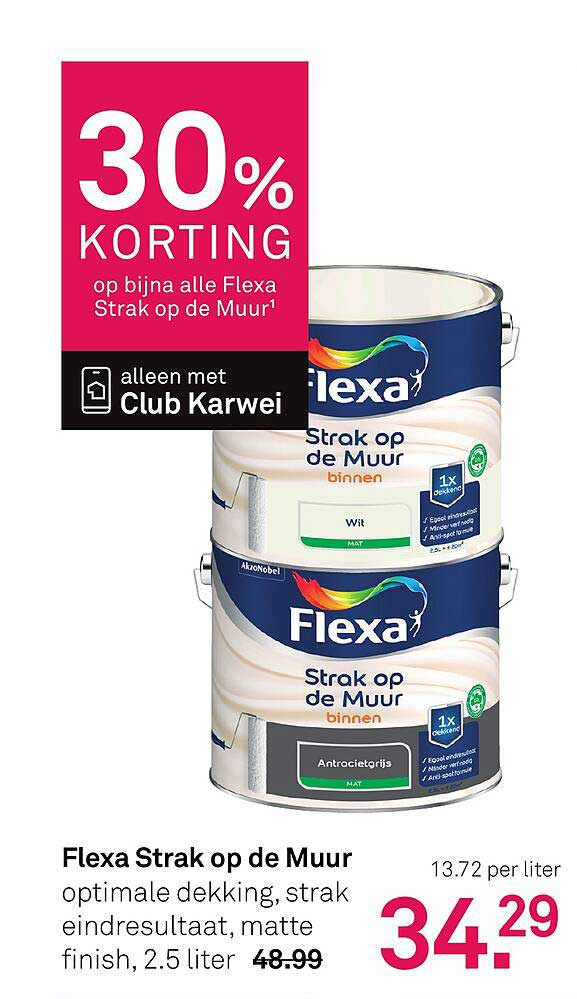 Flexa Strak op de Muur