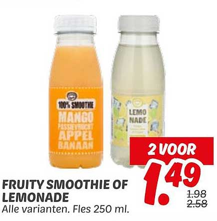 FRUITY SMOOTHIE OF LEMONADE