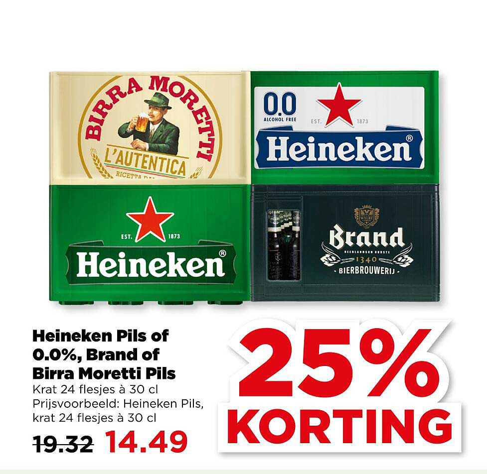 Heineken Pils of 0.0%, Brand of Birra Moretti Pils
