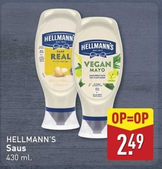 HELLMANN'S Saus 430 ml.