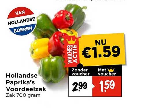 Hollandse Paprika’s Voordeeltas