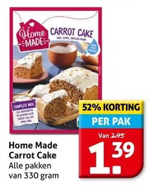 Home Made Carrot Cake