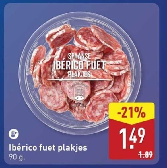 Iberico fuet plakjes