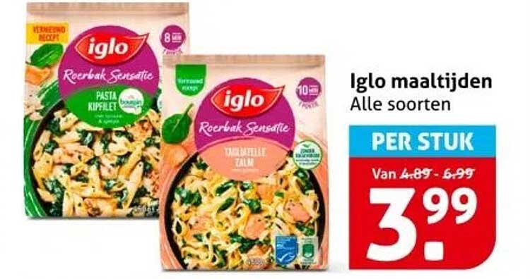 Iglo maaltijden Alle soorten