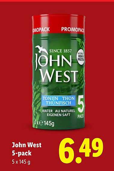 John West 5-pack