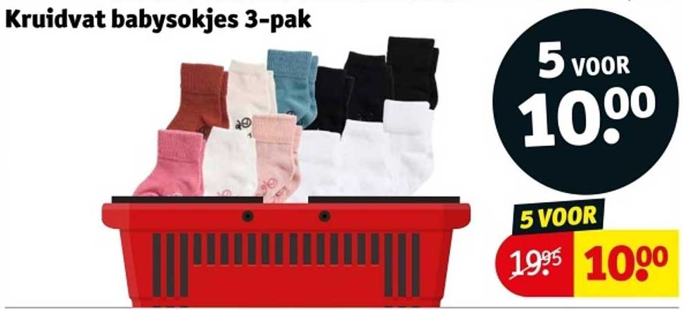 Kruidvat babysokjes 3-pak