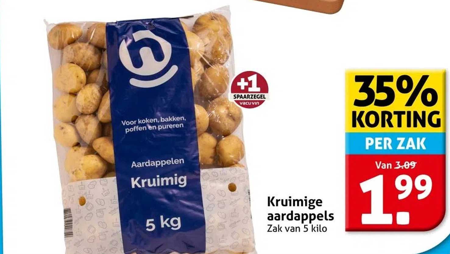 Kruimige aardappels Zak van 5 kilo