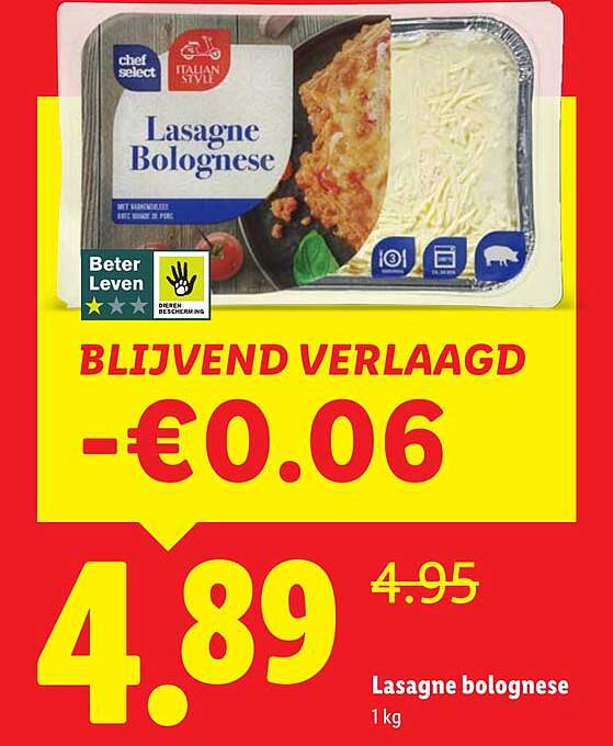 Lasagne bolognese
