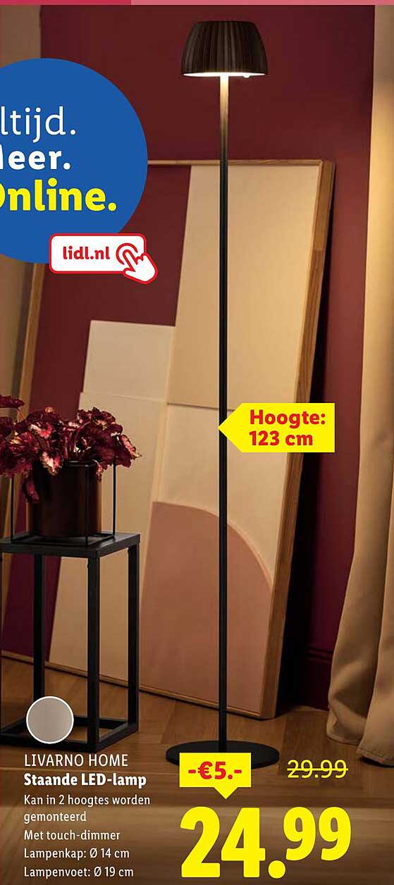 LIVARNO HOME Staande LED-lamp