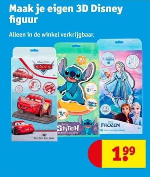 Maak je eigen 3D Disney figuur
