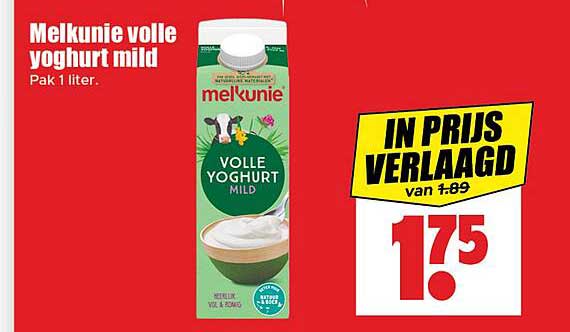 Melkunie volle yoghurt mild
