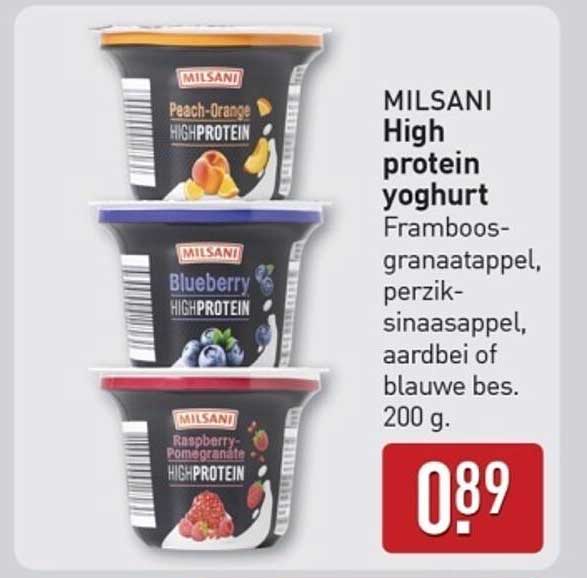 MILSANi High protein yoghurt