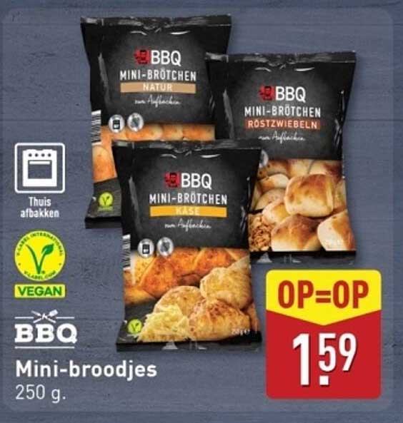 Mini-broodjes 250 g