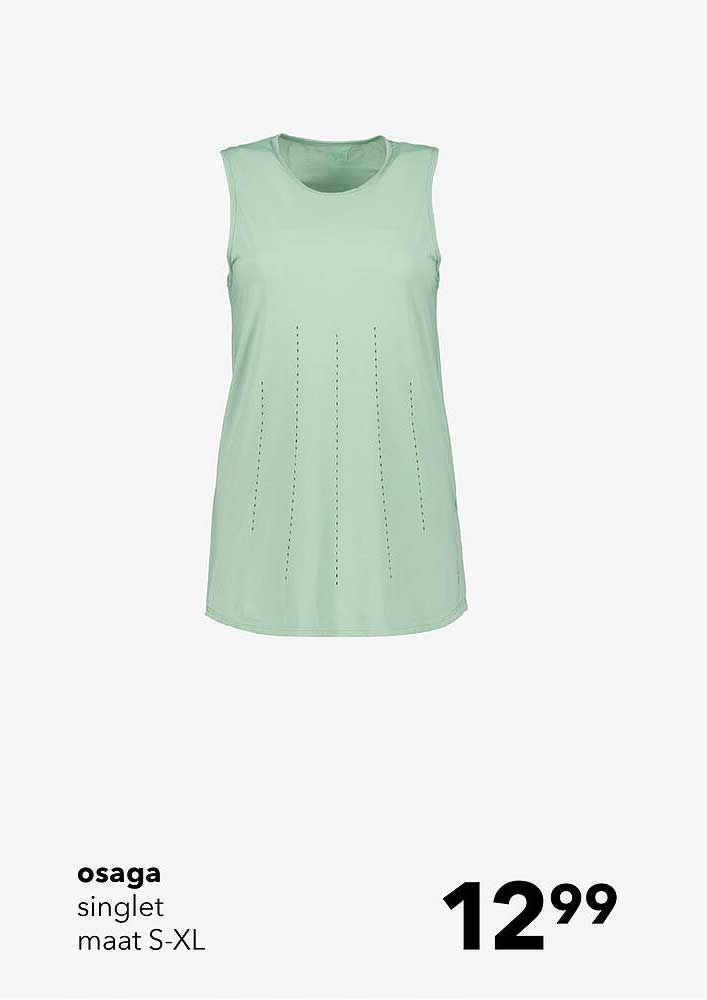Osaga singlet maat S-XL