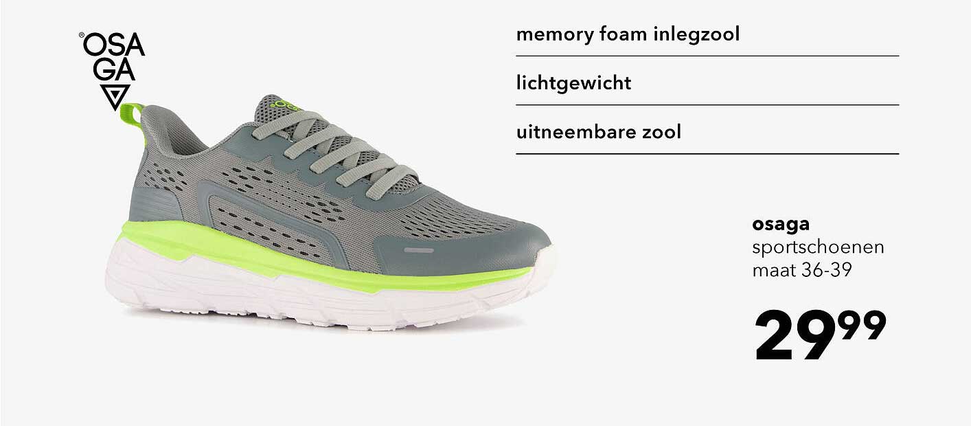 OSAGA sportschoenen maat 36-39