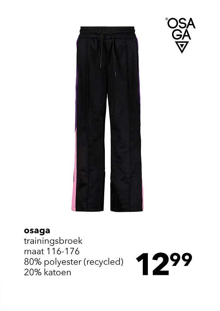 osaga trainingsbroek maat 116-176