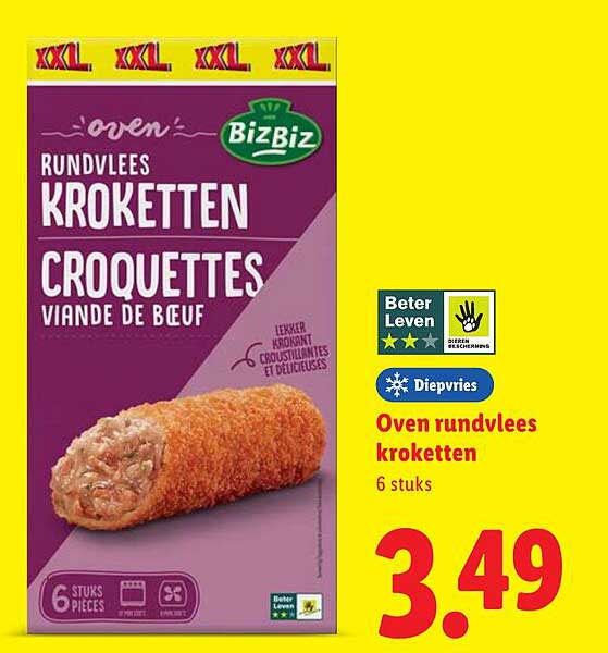Oven rundvlees kroketten