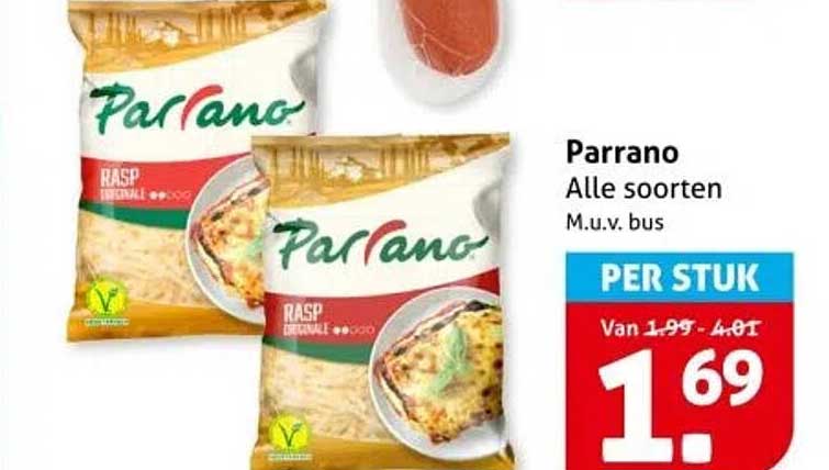 Parrano Alle soorten M.u.v. bus