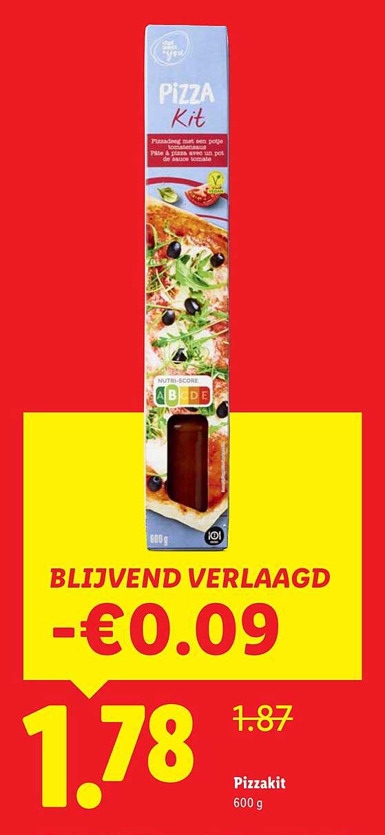 Pizzakit 600 g