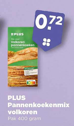 PLUS Pannenkoekenmix volkoren
