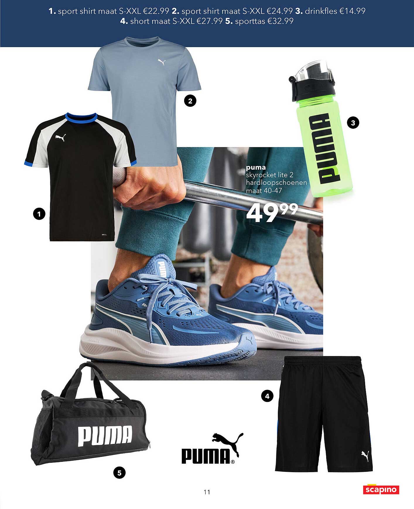 puma skyrocket lite 2 hardloopschoenen maat 40-47