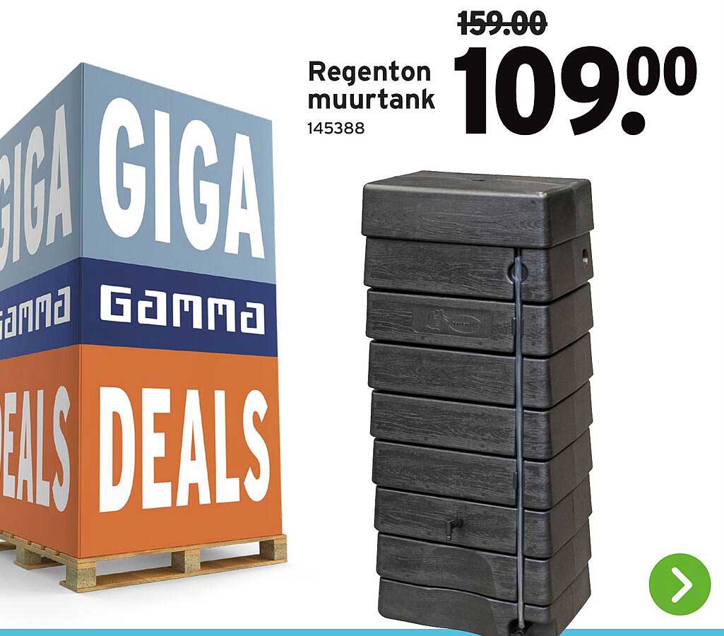 Regenton muurtank