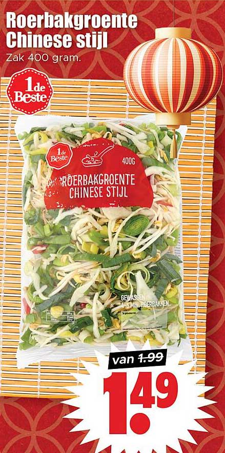 Roerbakgroente Chinese stijl