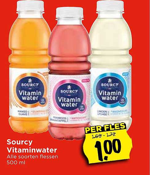 Sourcy Vitaminwater 500 ml