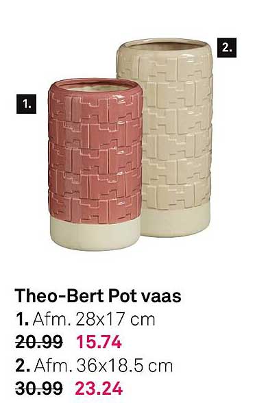 Theo-Bert Pot vaas