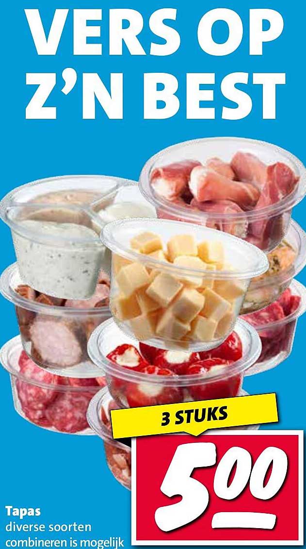 VERS OP Z'N BEST - 3 STUKS
