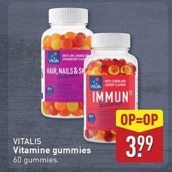VITALIS Vitamine gummies 60 gummies.