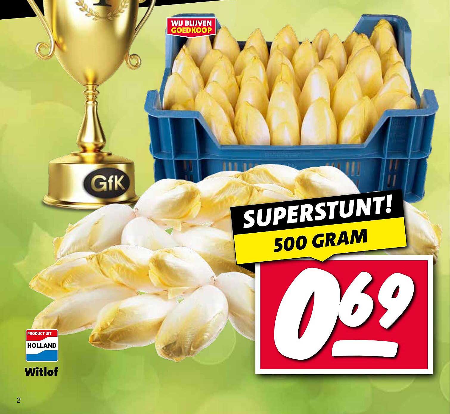 Witlof 500 gram