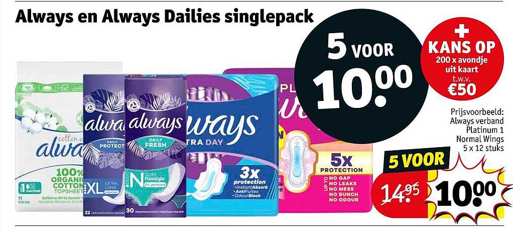 Always en Always Dailies singlepack