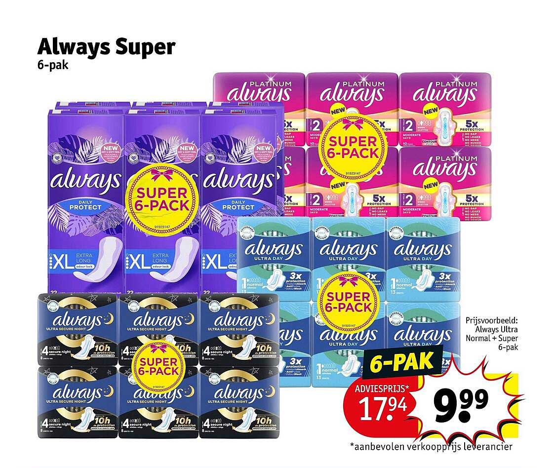 Always Super 6-pak